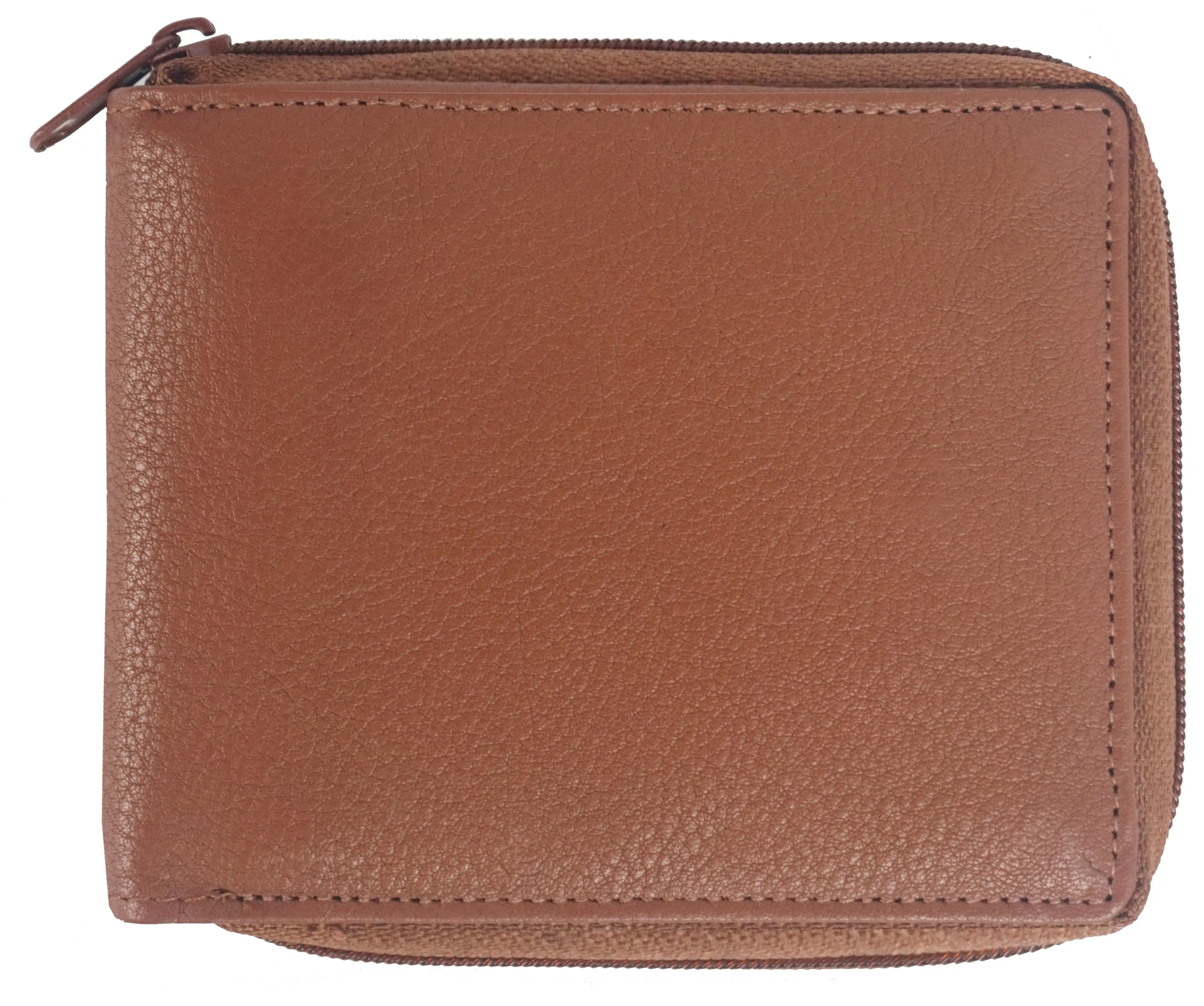 Bullz®  RFID Signal Blocking Zipper Mens Wallet TXB-RF5101