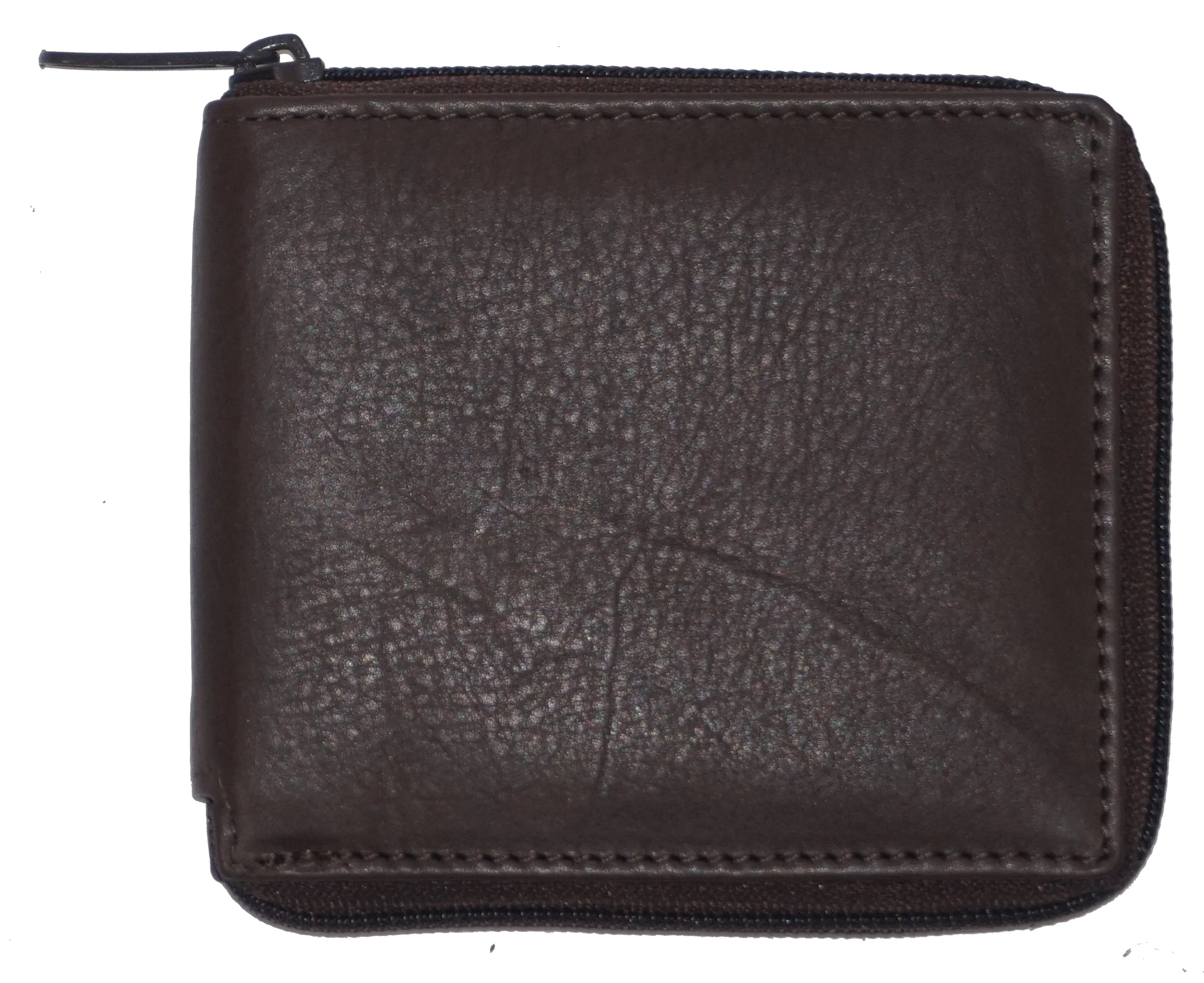 Bullz®  RFID Signal Blocking Zipper Mens Wallet TXB-RF5101