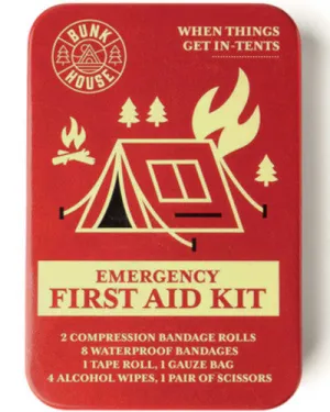 Bunkhouse Emergency First Aid Kit-Red