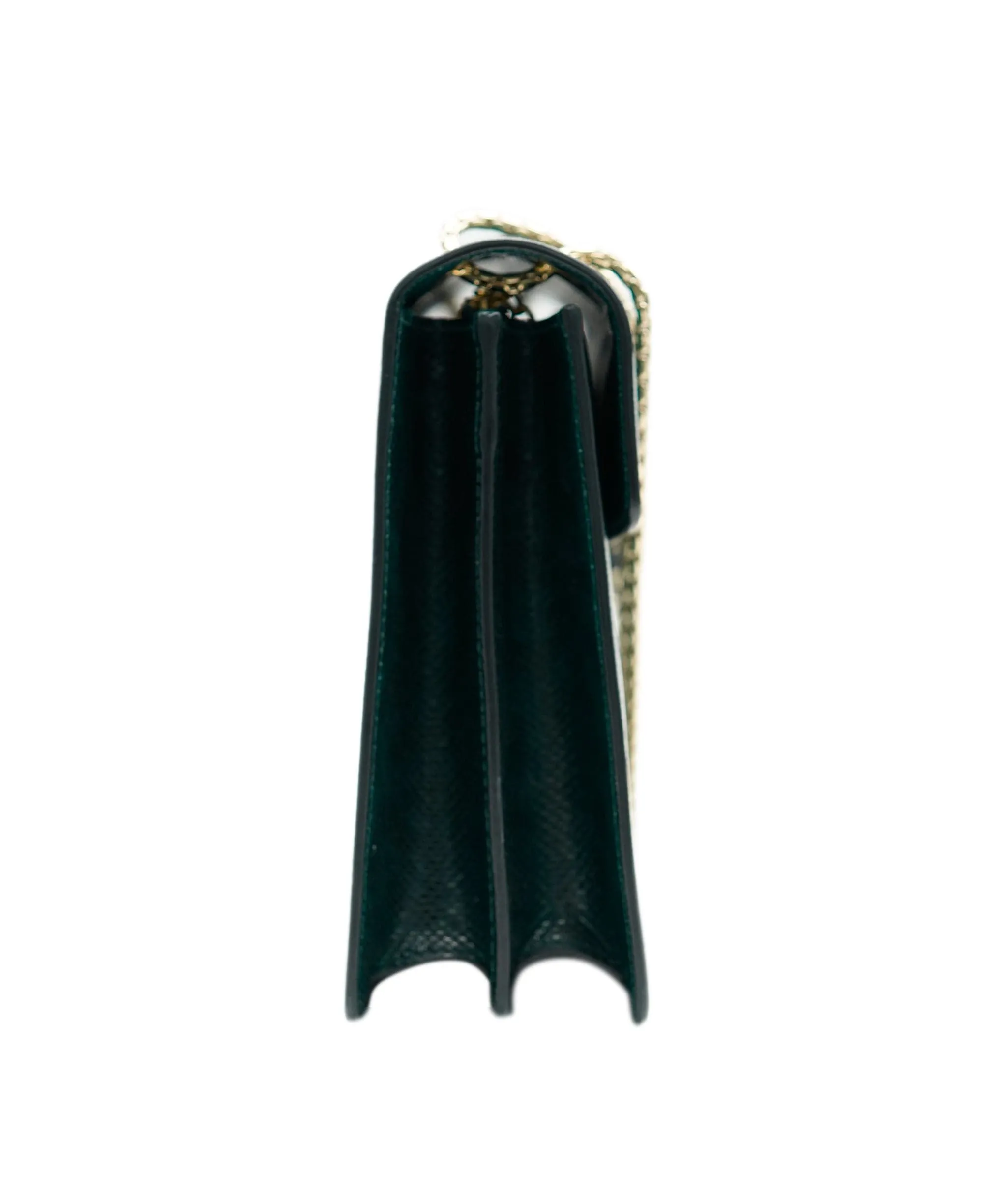 Bvlgari Green Karung Serpenti Forever Flap Bag ASC2083