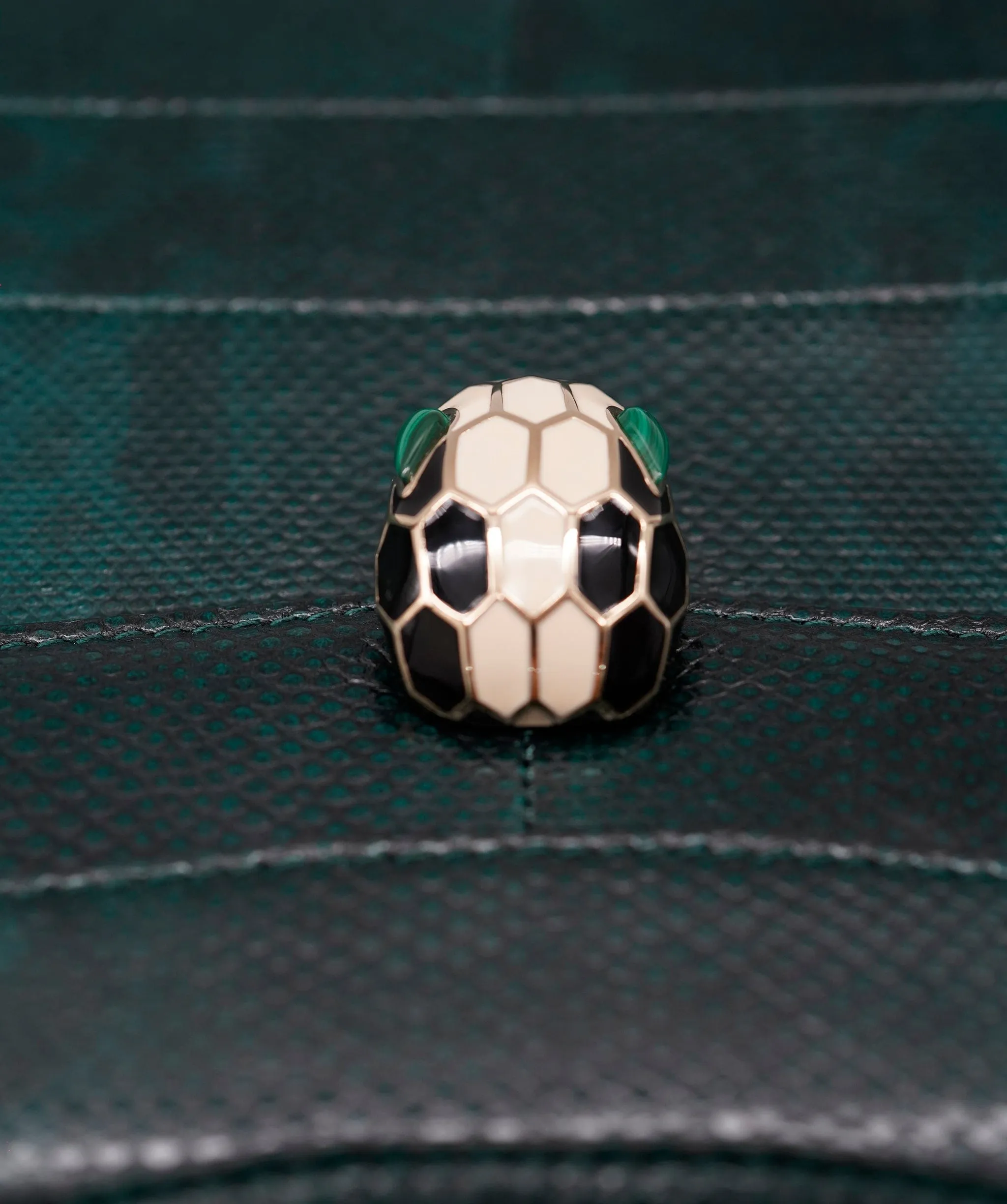 Bvlgari Green Karung Serpenti Forever Flap Bag ASC2083