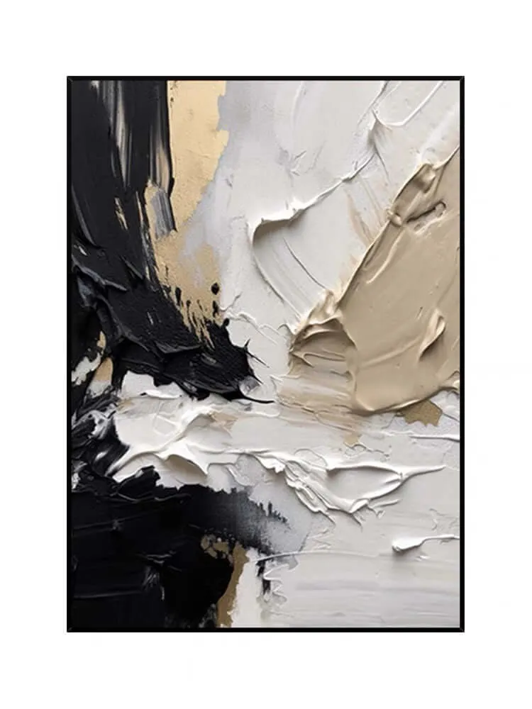 Caramel Textured Oil Painting