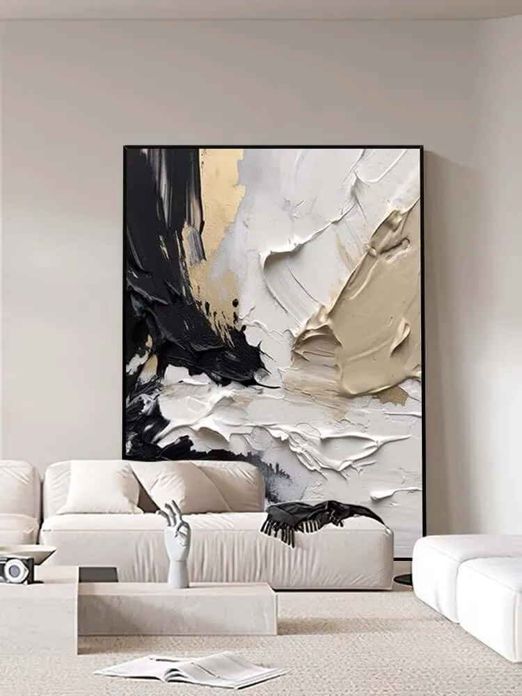 Caramel Textured Oil Painting