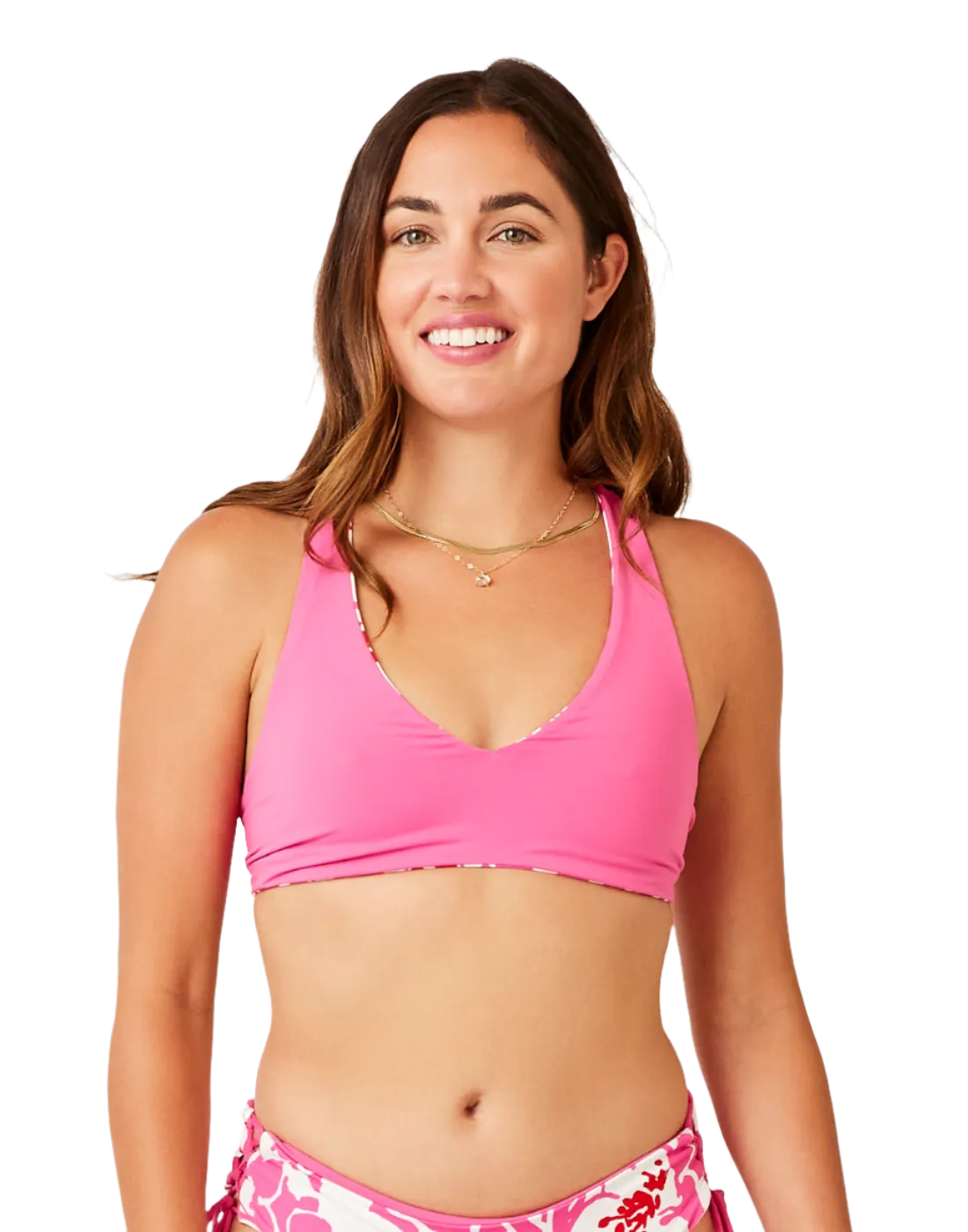 Carve Designs La Jolla Reversible Top - Orchard/Fuchsia - FINAL SALE