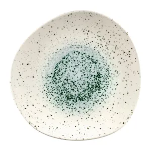 Churchill Studio Prints Mineral Green Centre Organic Round Plates 286mm (Pack of 12) - FC120