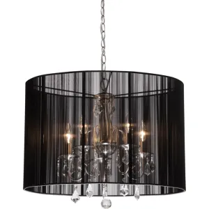 Claremont 5-Light Chandelier in Black