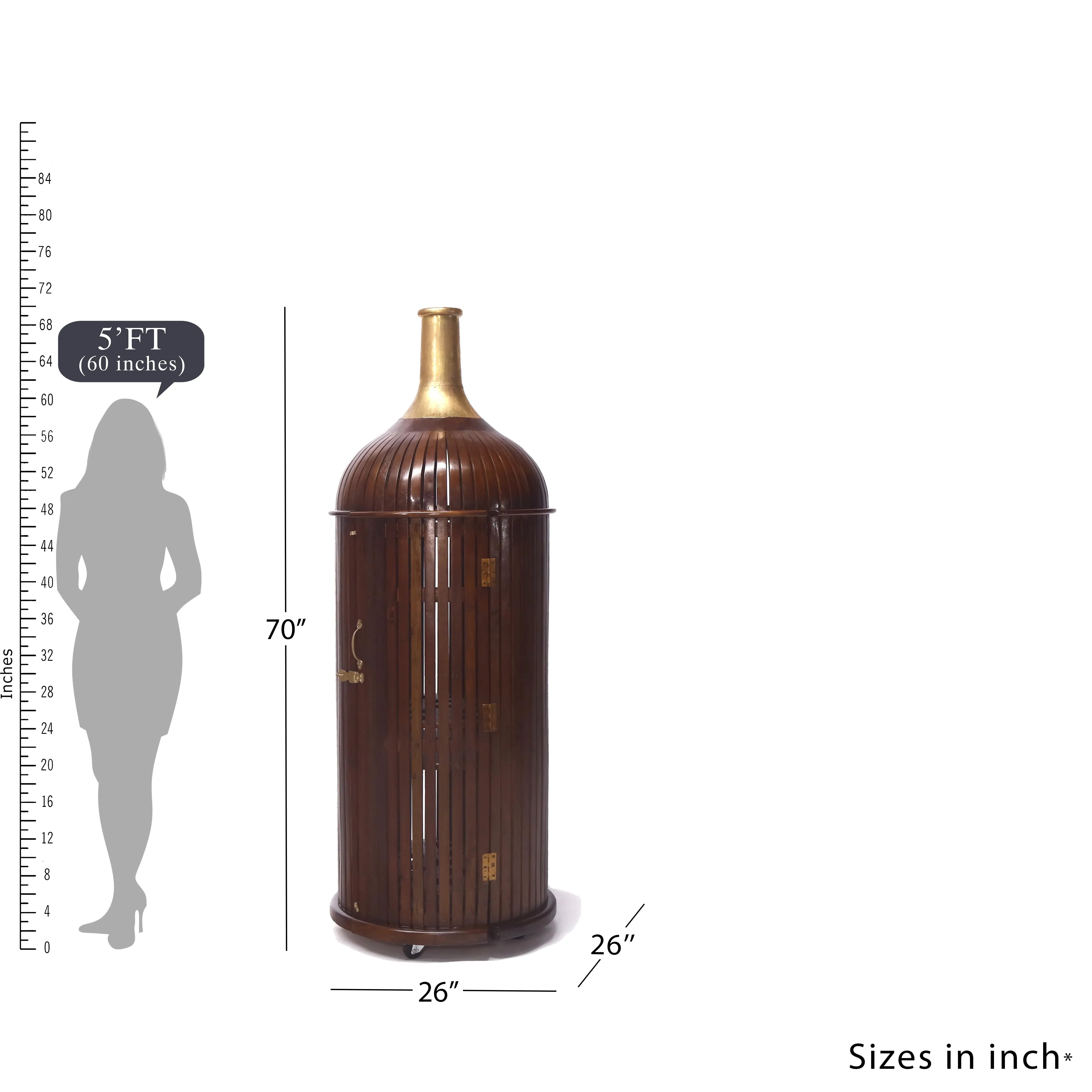 Classy Bottled Shaped Bar
