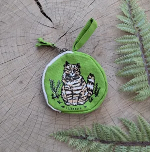 coin pouch | cat