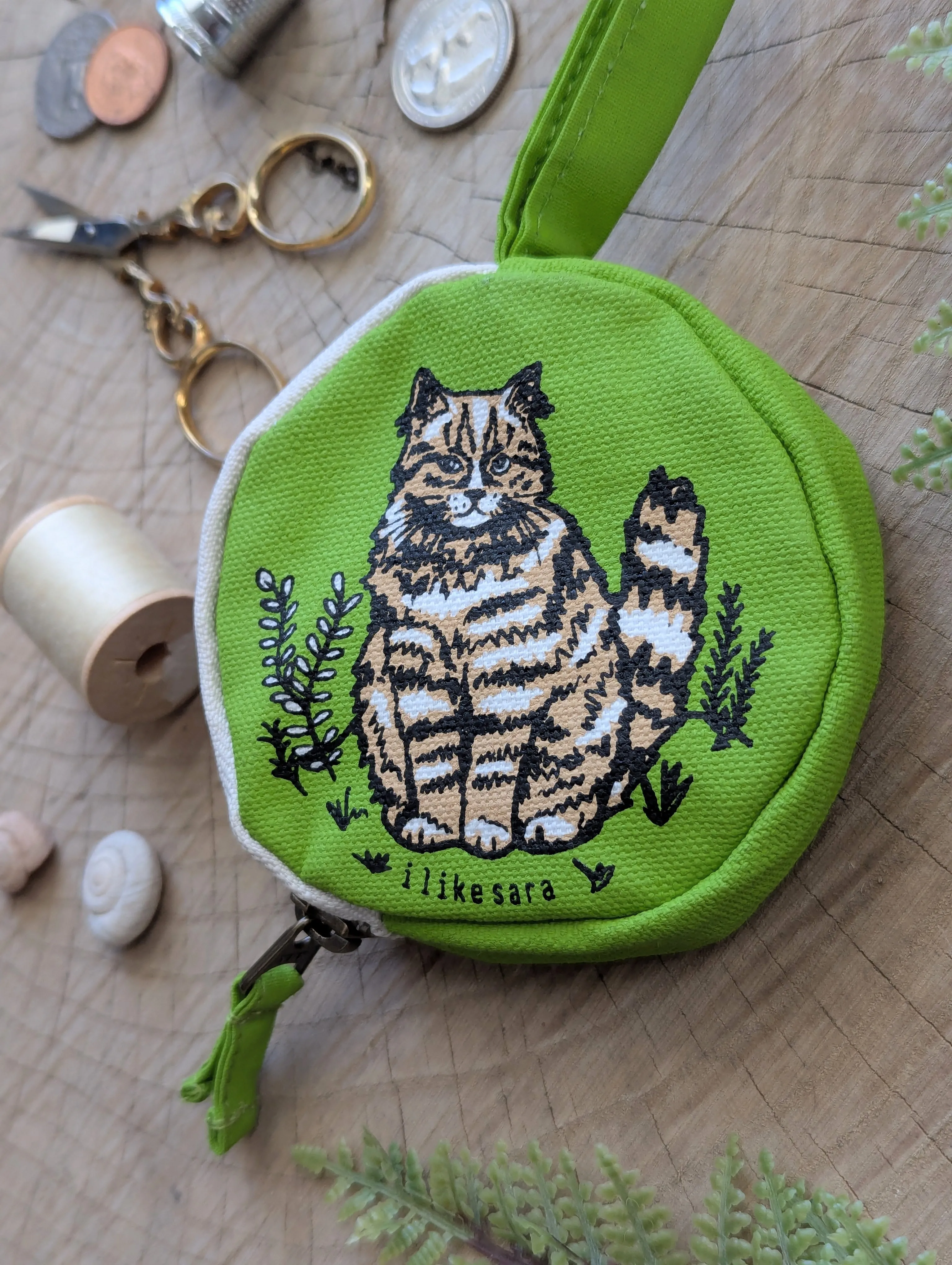 coin pouch | cat