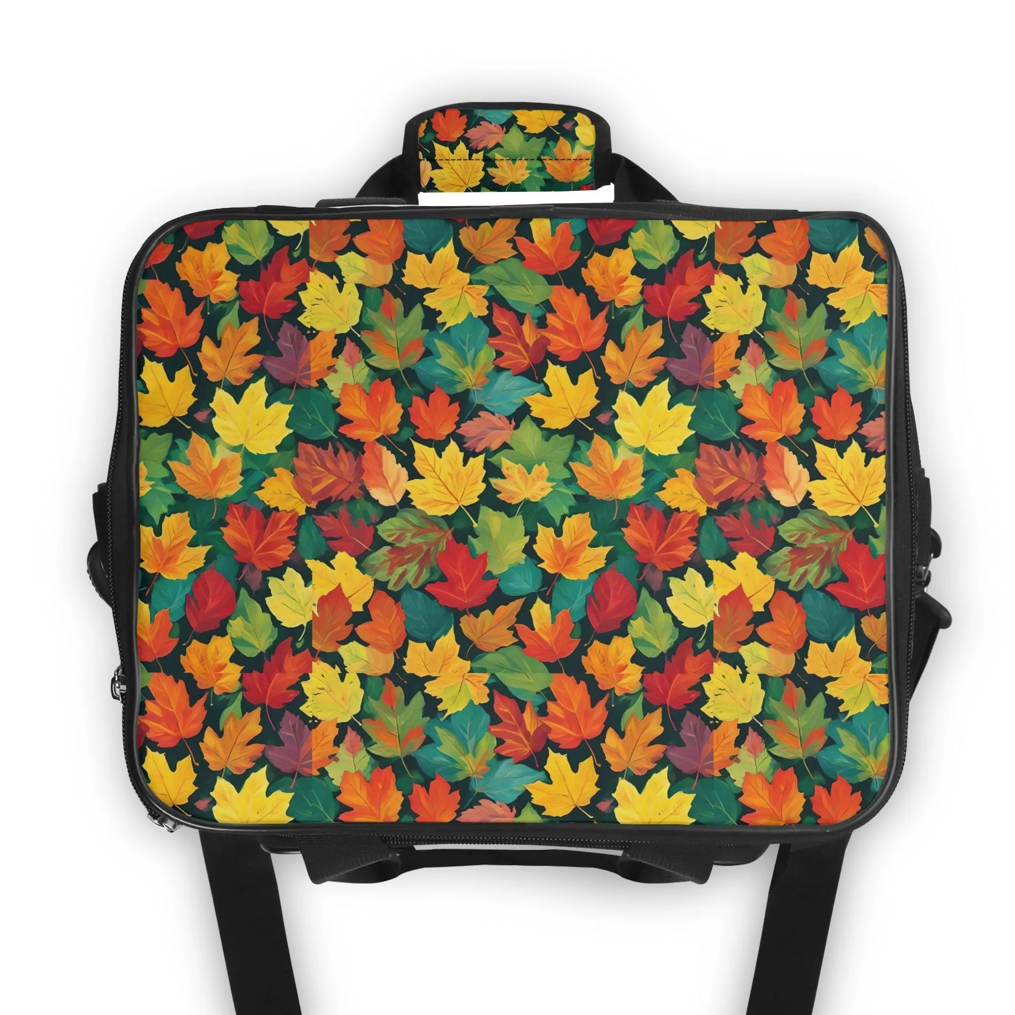 Colorful Leaves Insulated Leakproof Cooler Bag Lunch Box