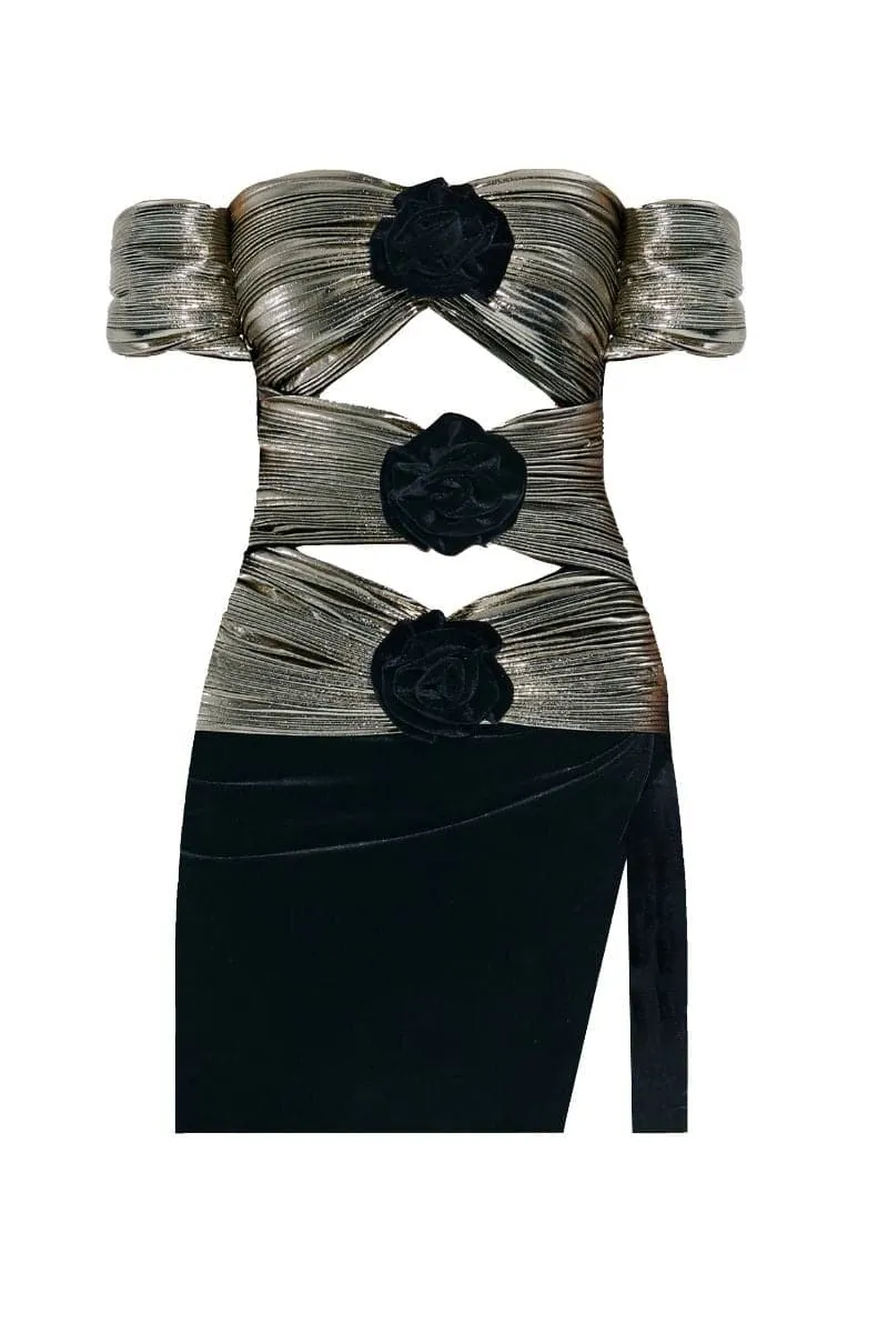 CORTE DEI PAPI CUT-OUT MINI DRESS