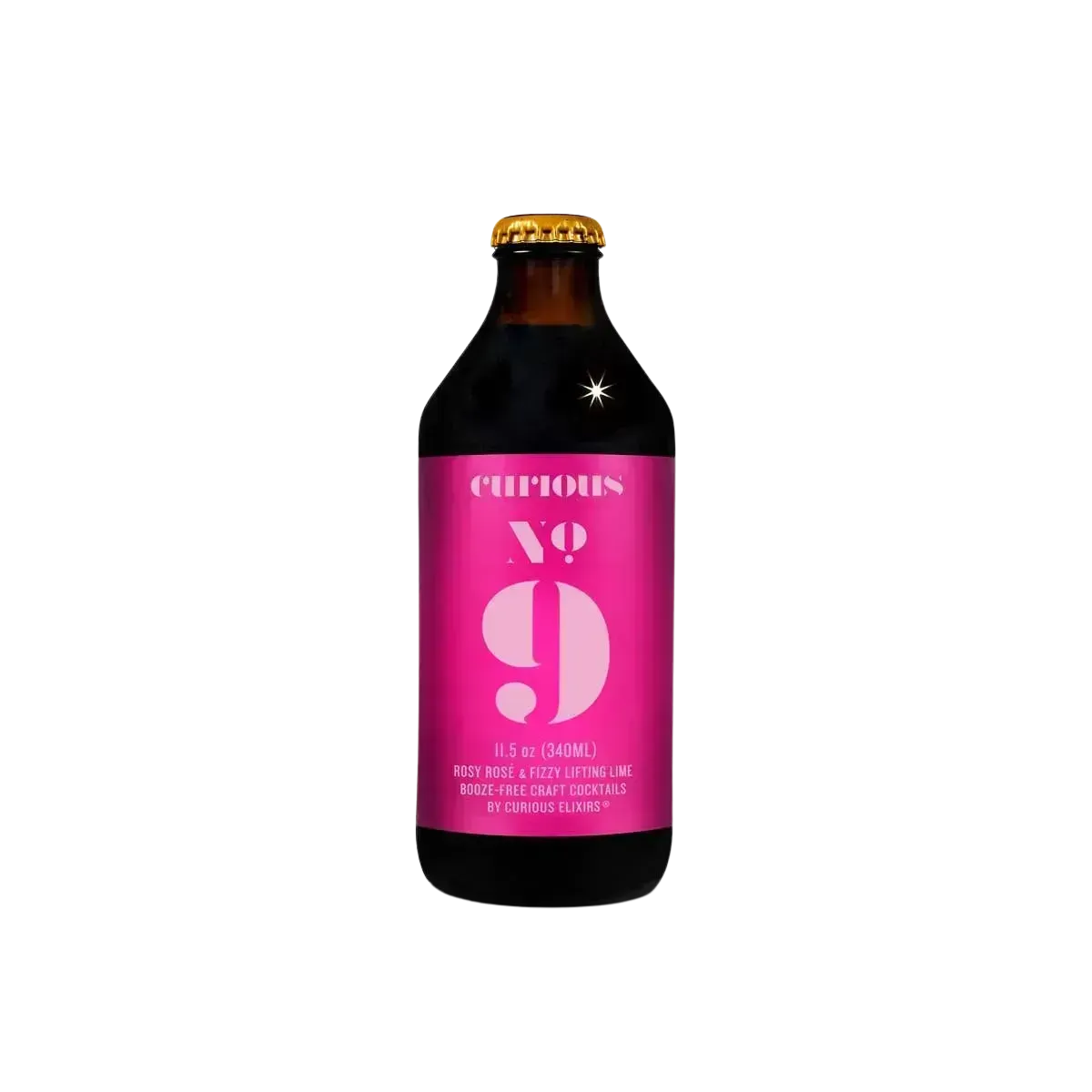 Curious Elixirs - No. 9 Alcohol-Free Sparkling Rosé Cocktail