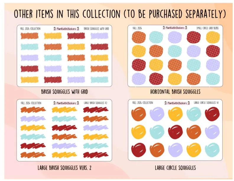 Date Headers - Fall 2024 Colours
