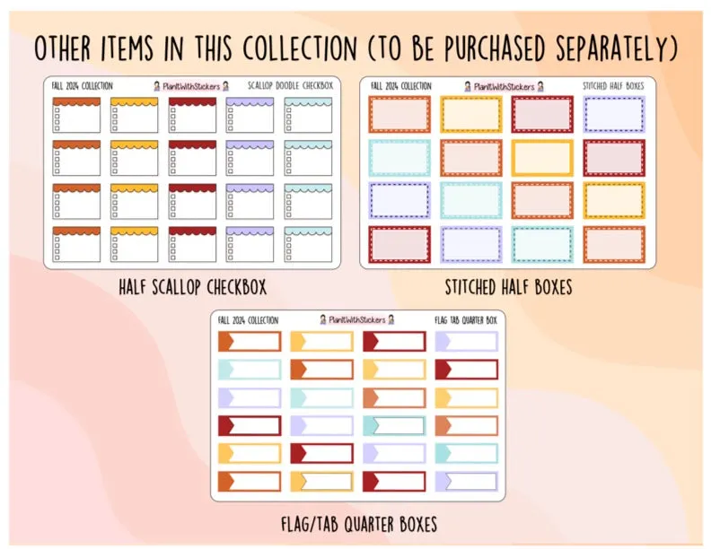 Date Headers - Fall 2024 Colours