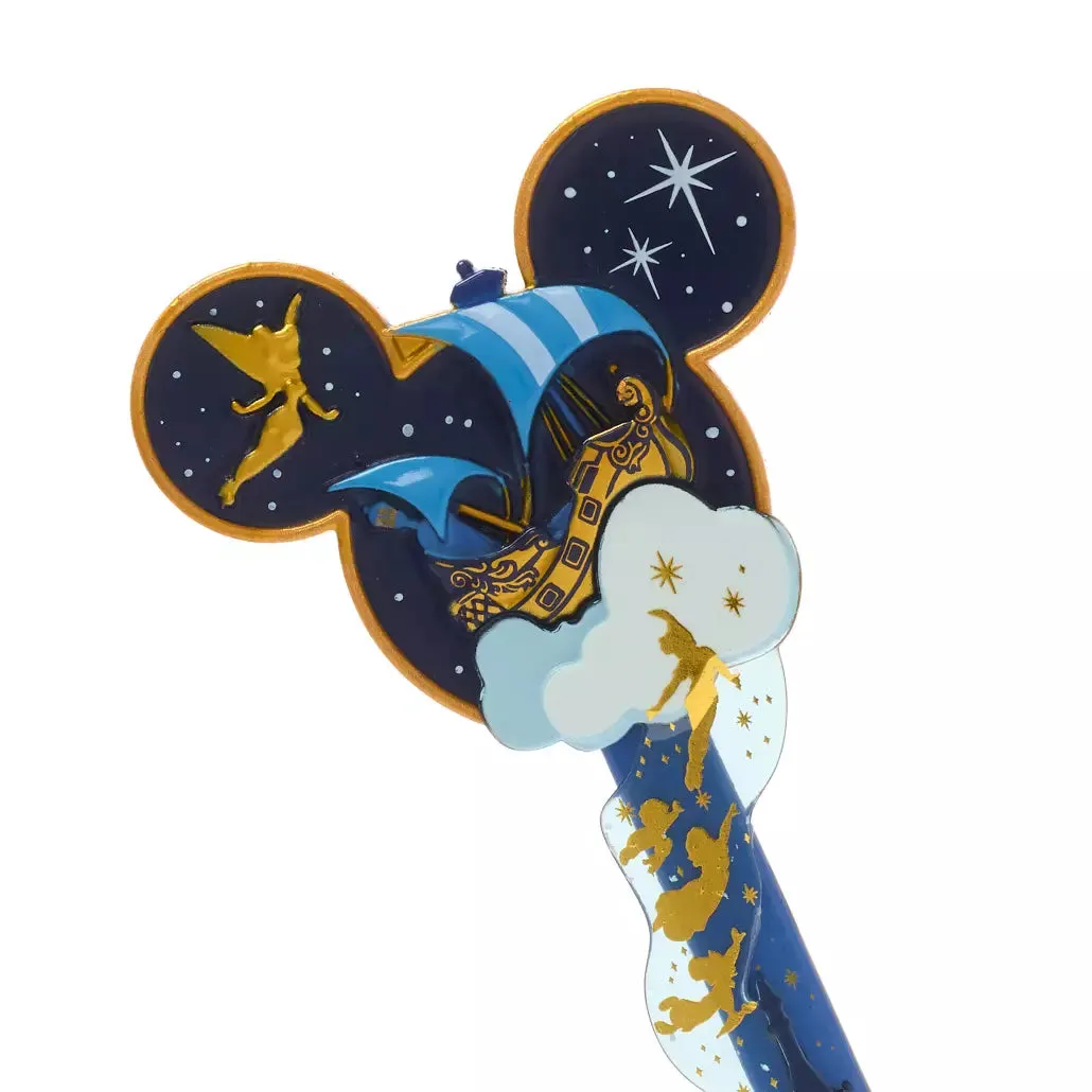 Disney Mini Backpack, Ears, & Key Set Mickey Mouse The Main Attraction Peter Pan's Flight Loungefly