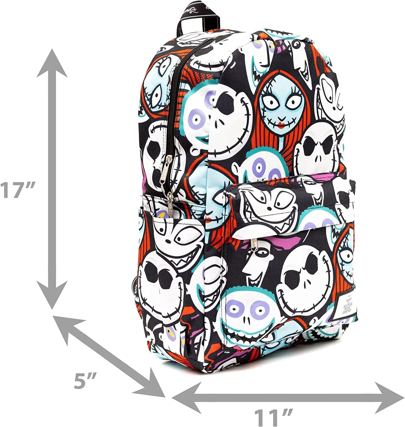 Disney - Nightmare Before Christmas 17" Full Nylon Backpack - Wondapop