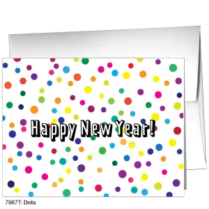 Dots, Greeting Card (7987T)