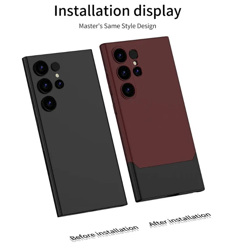 Double Cut Architecture Color Master Phone Case For Samsung Galaxy S24