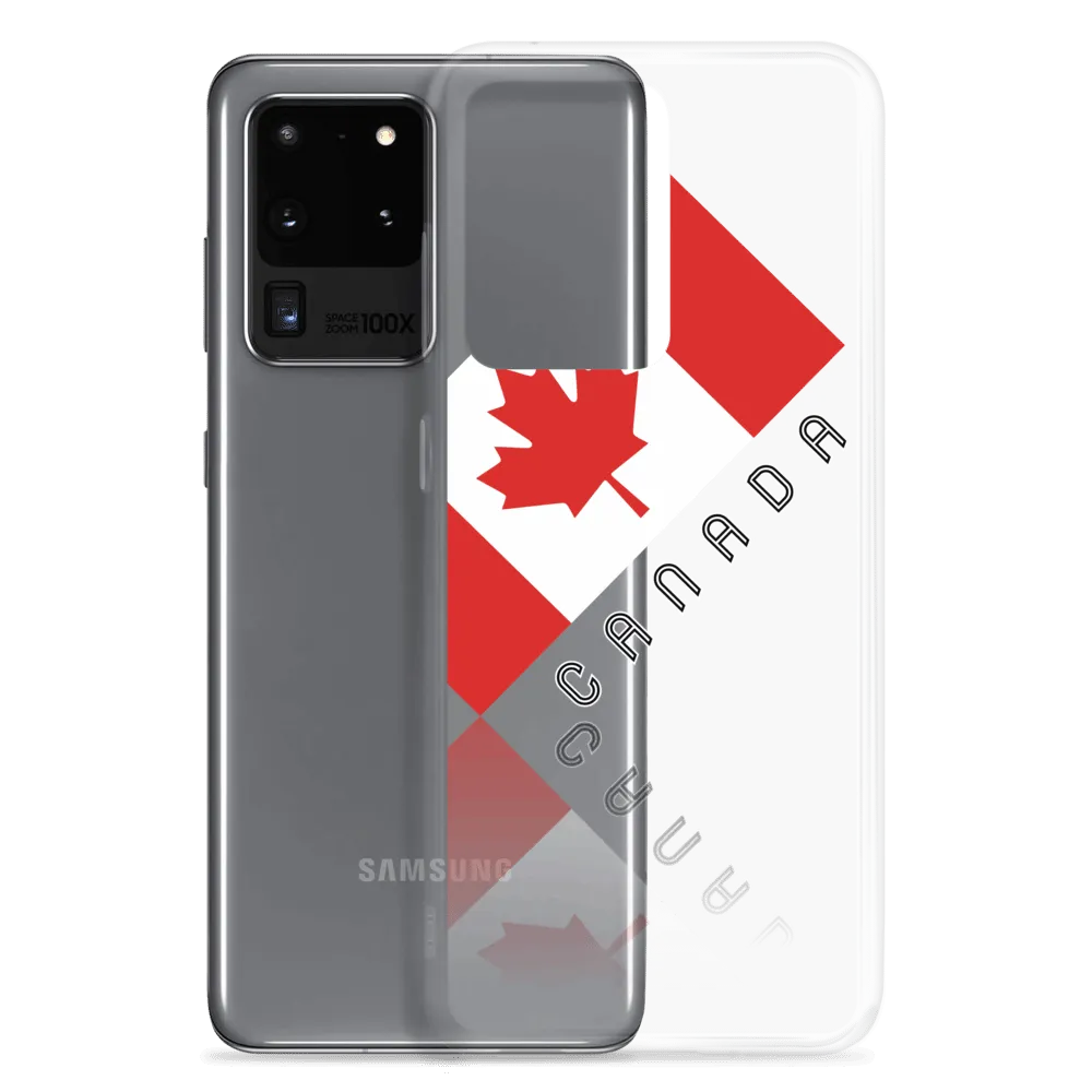 Elegant Maple Leaf Canada Samsung Clear Case