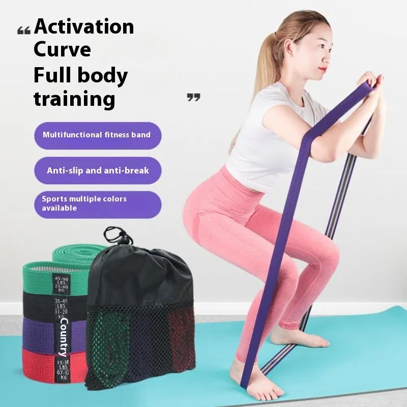 Exercise Yoga Stretch Belt Resistance Stretch Elastic Band