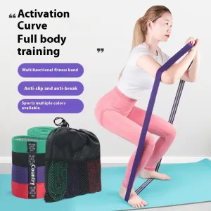 Exercise Yoga Stretch Belt Resistance Stretch Elastic Band