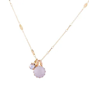 Extra Luxurious Double Stone Pendant in "Sahara" *Custom*