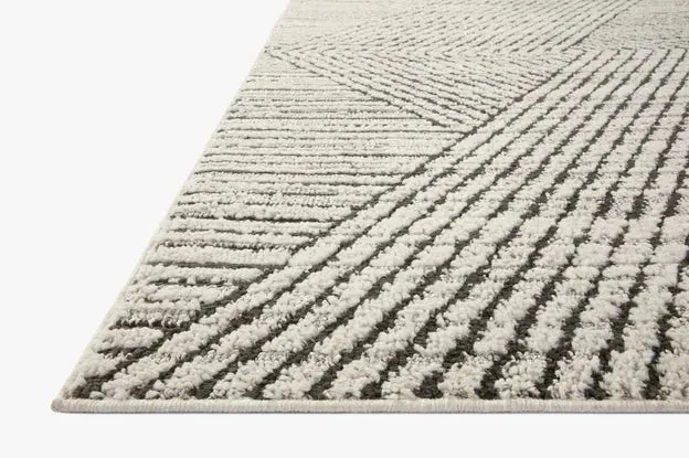 Fabian FAB-06 Charcoal/Ivory Rug