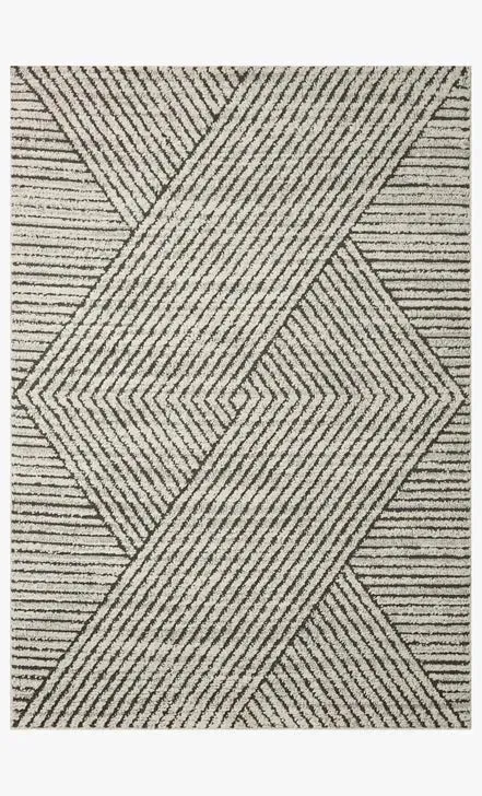 Fabian FAB-06 Charcoal/Ivory Rug