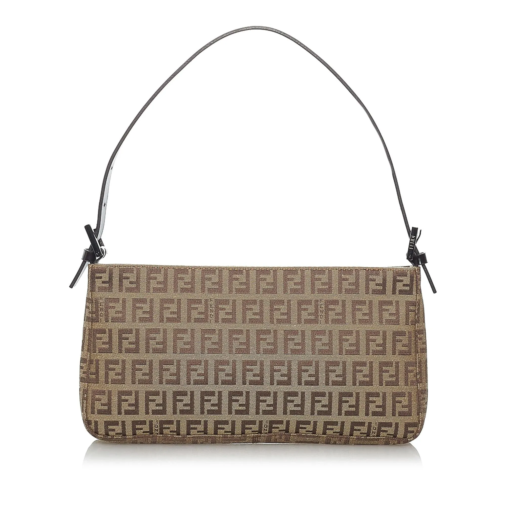 Fendi Zucchino Canvas Baguette (SHG-29391)