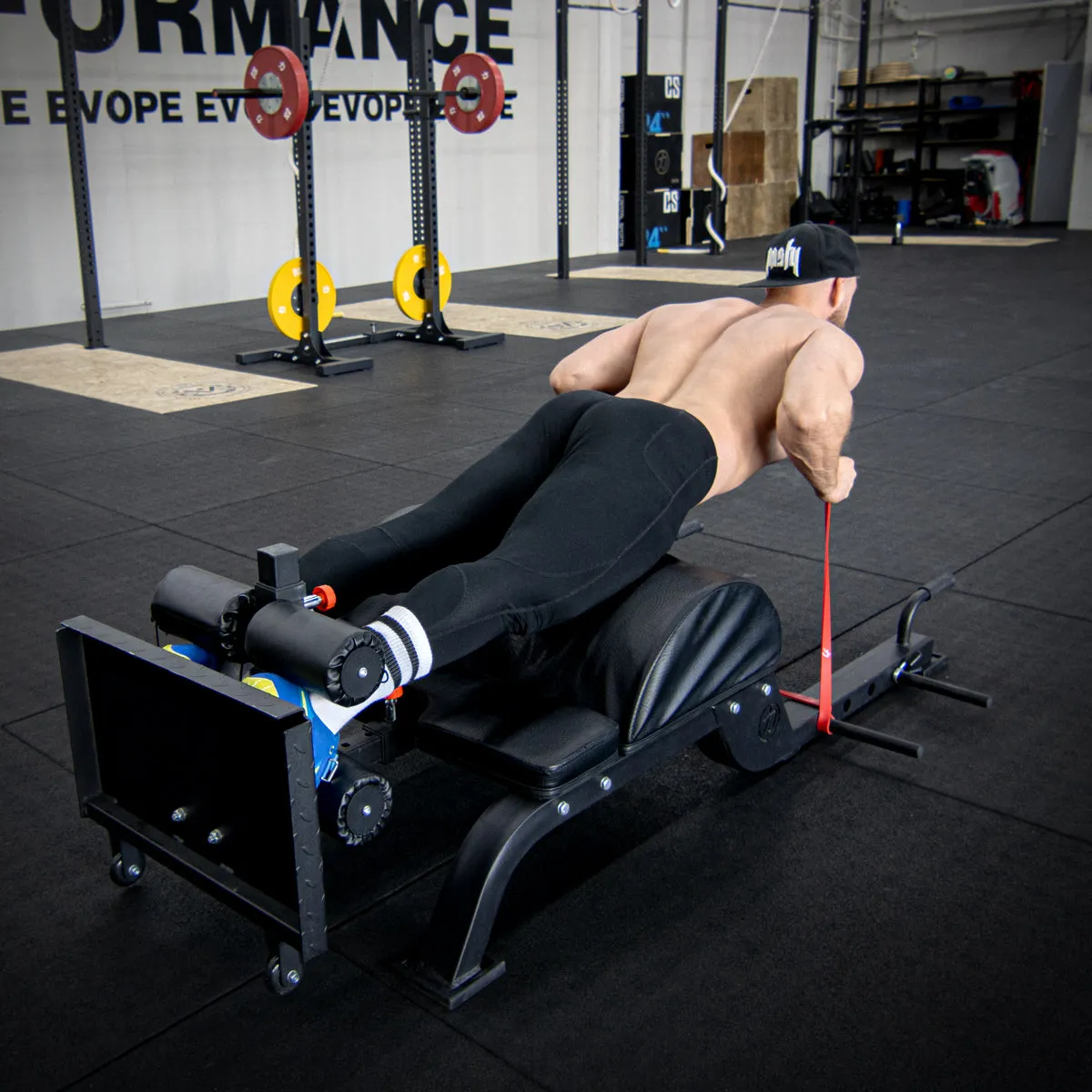 Floor Glute Ham Developer/Hip Thrust Machine
