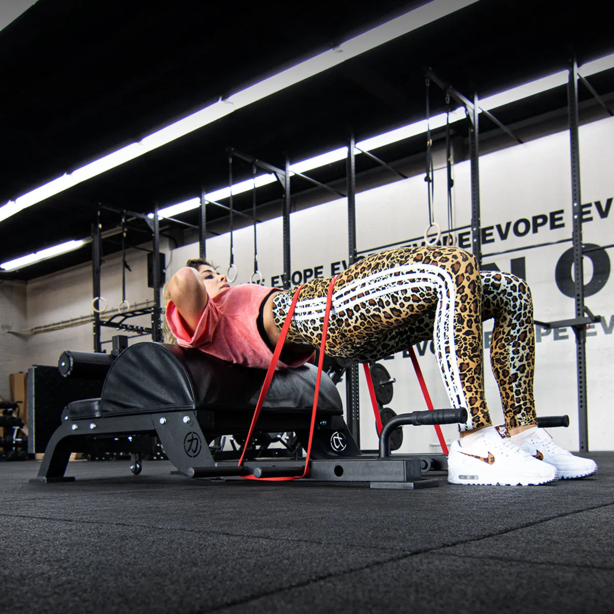 Floor Glute Ham Developer/Hip Thrust Machine