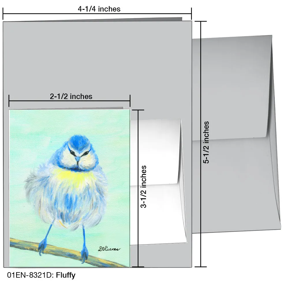 Fluffy, Greeting Card (8321D)