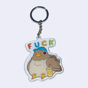 Giant Robot x Felicia Chiao - "Fuck Bird #01" Charm Keychain