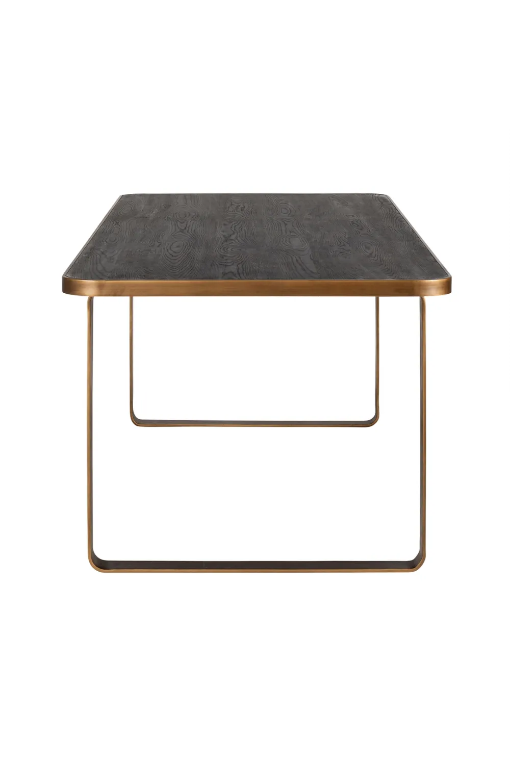 Gold Framed Oak Dining Table | OROA Hunter