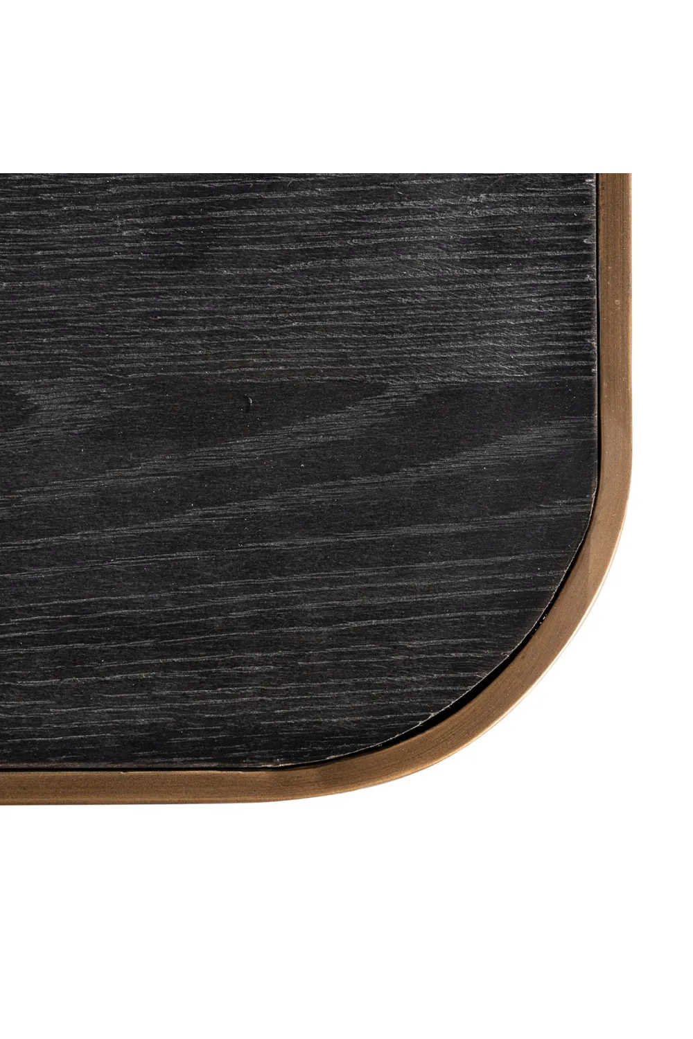 Gold Framed Oak Dining Table | OROA Hunter