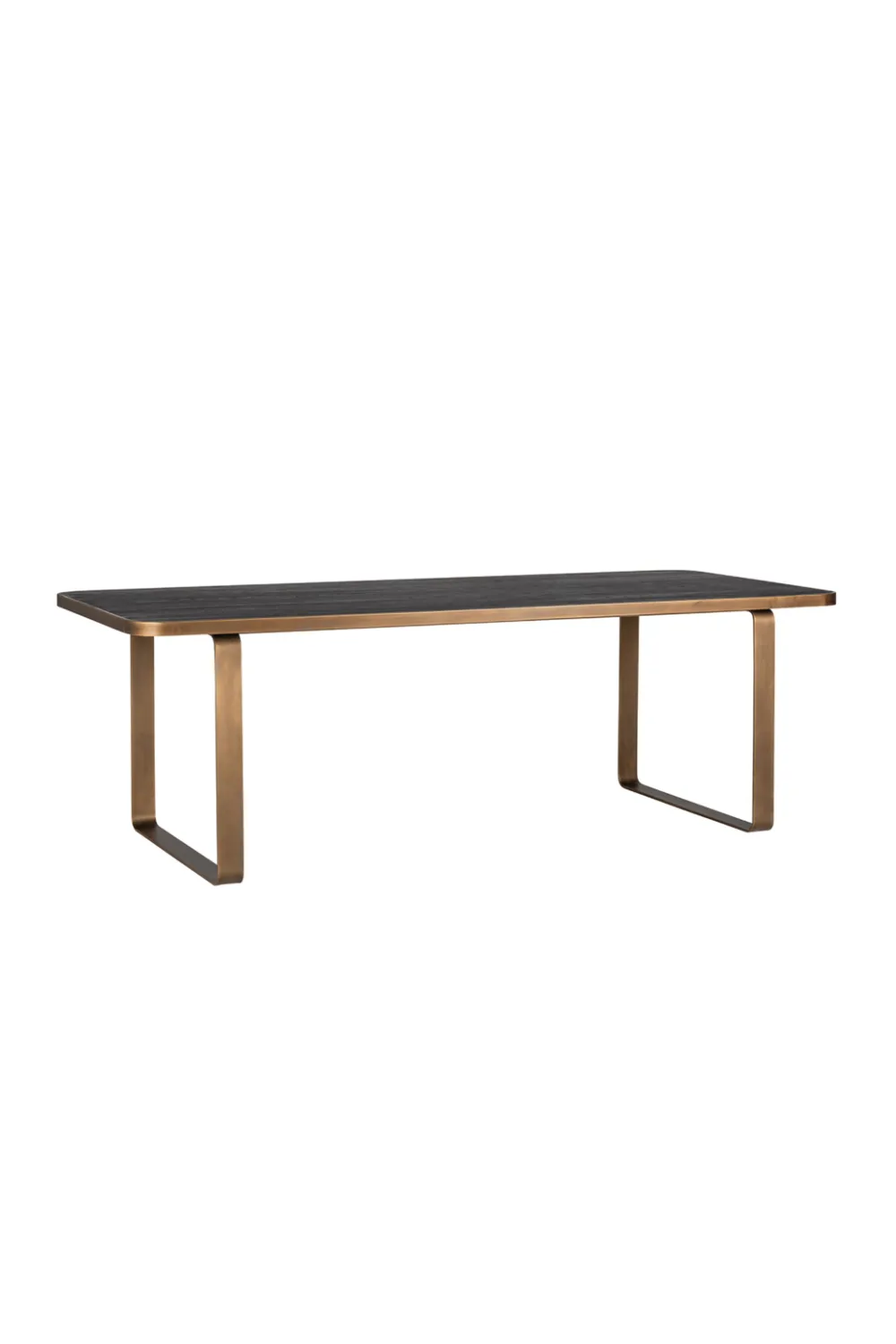 Gold Framed Oak Dining Table | OROA Hunter
