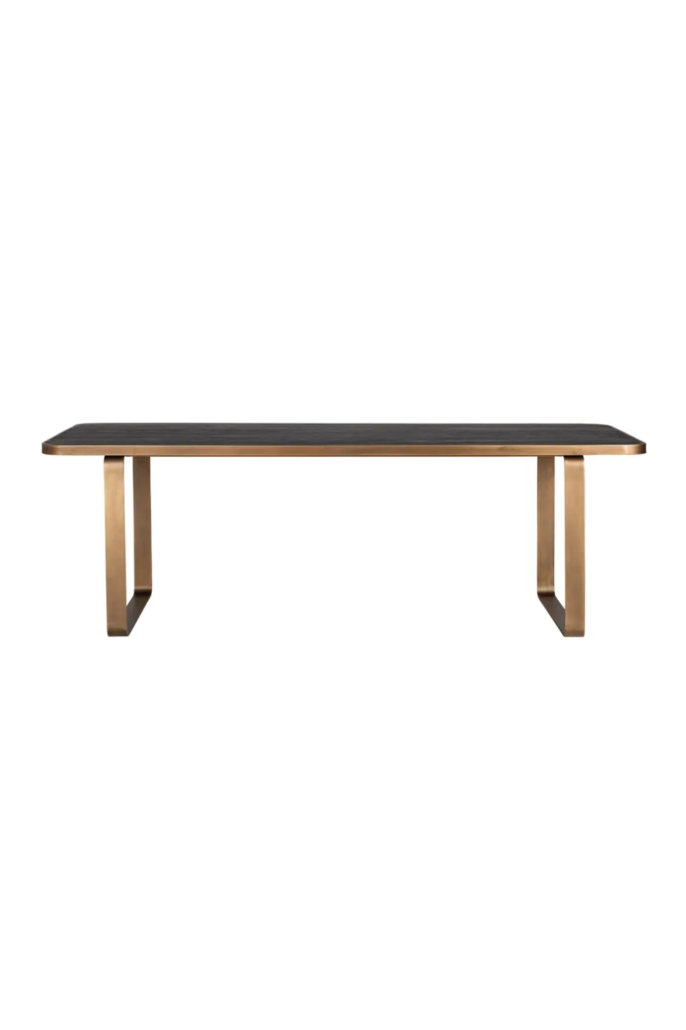 Gold Framed Oak Dining Table | OROA Hunter