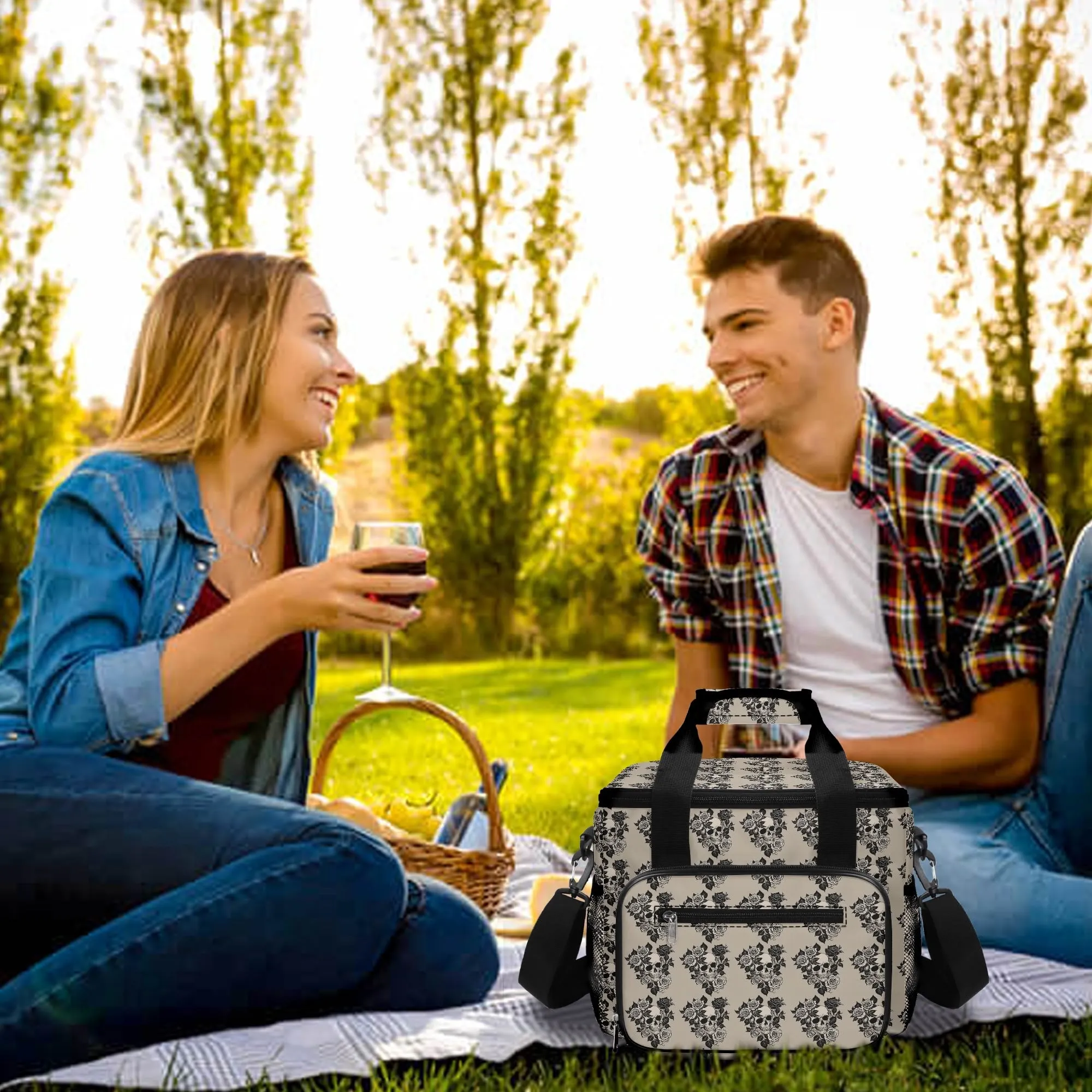 Gothic Tan Insulated Leakproof Cooler Bag Lunch Box