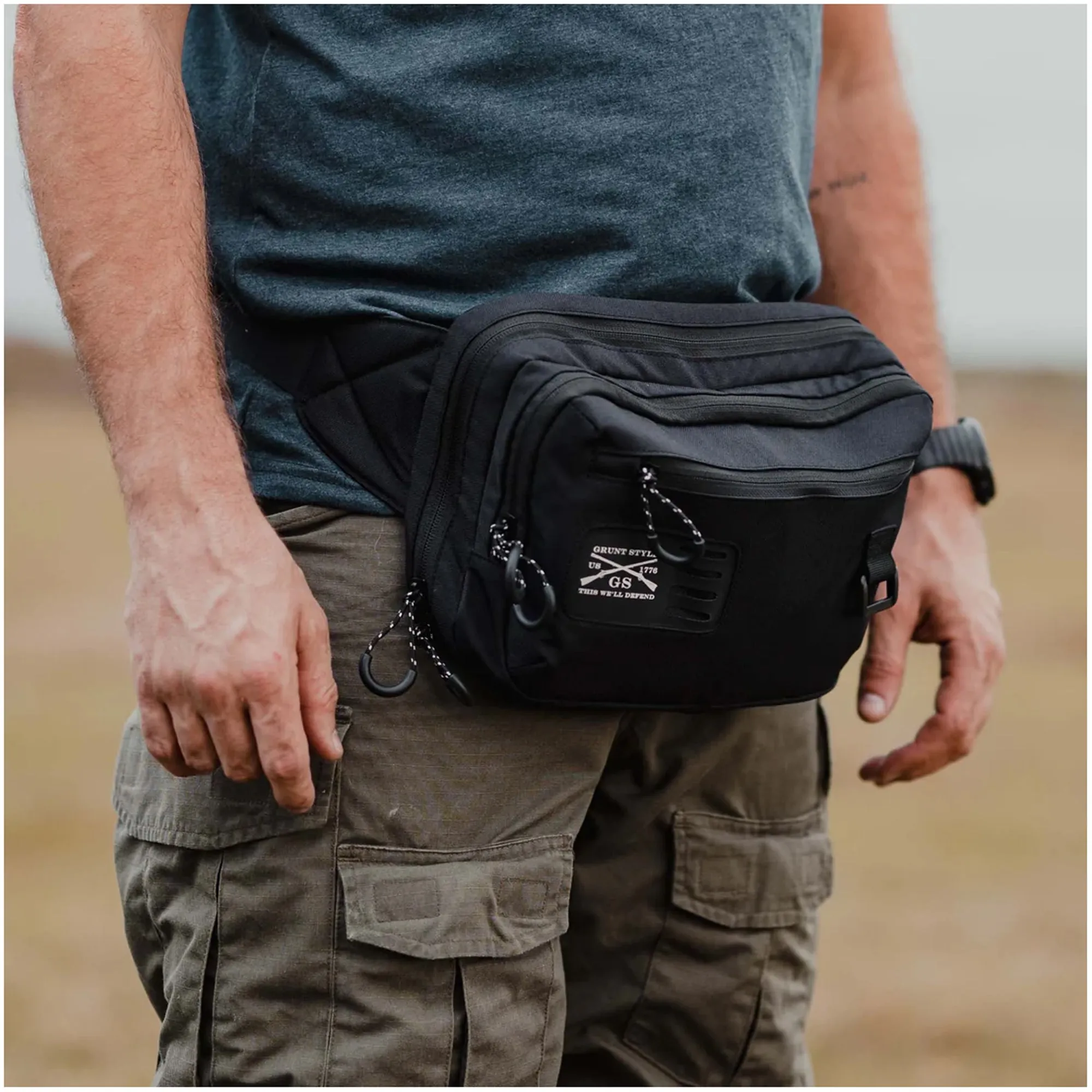 Grunt Style Everyday Carry Fanny Pack - Black