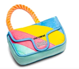 Gucchewy Rainbow Purse Dog Toy