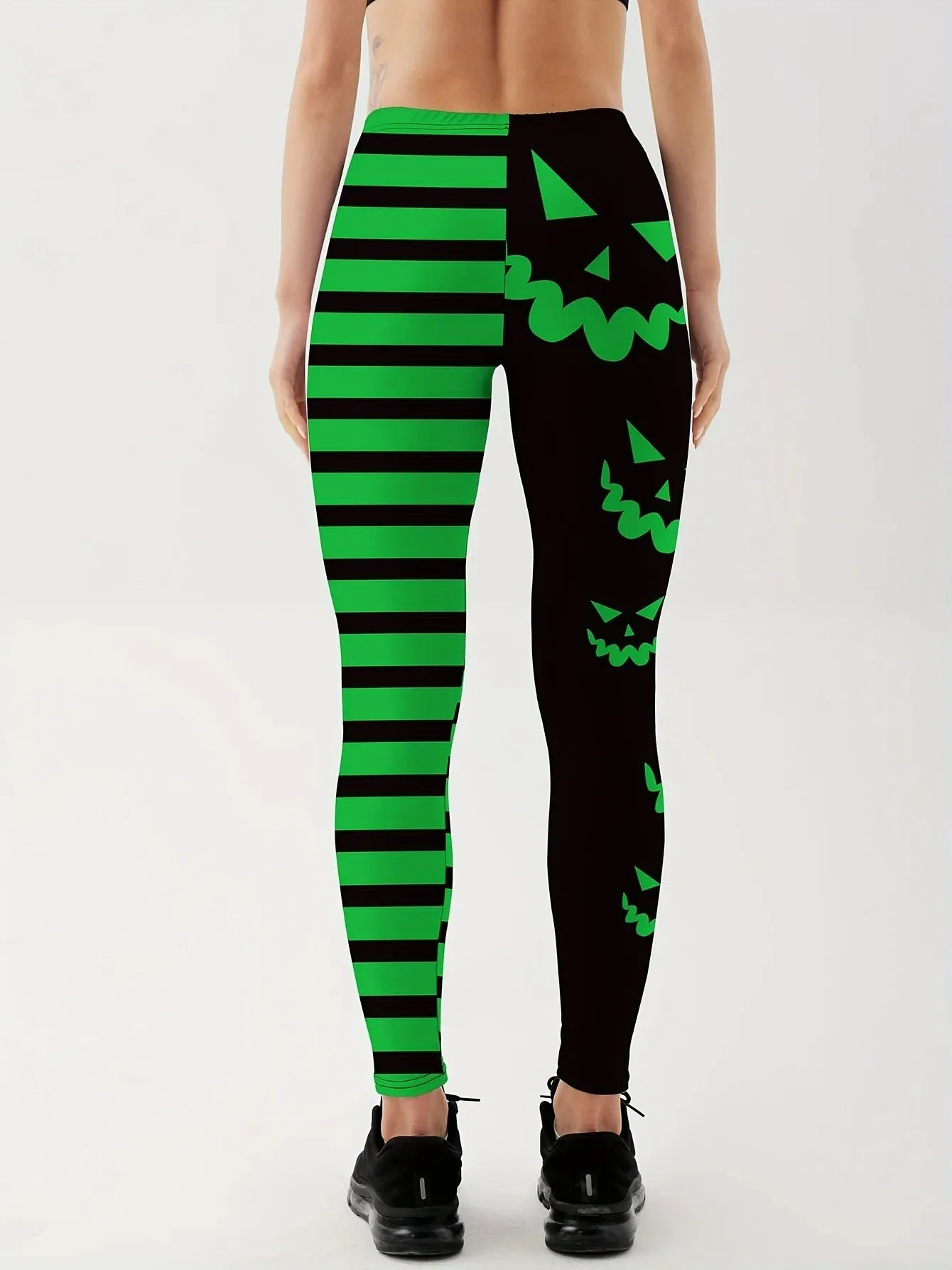 Halloween Pumpkin Sexy Leggings - Festive & Functional