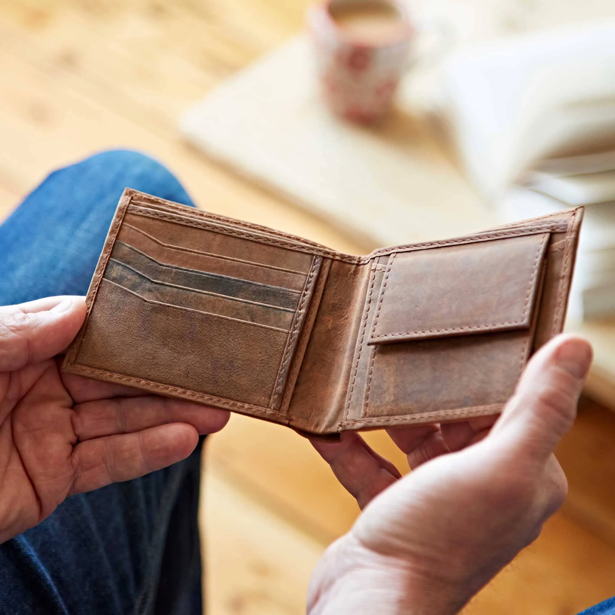 Handmade Buffalo Leather Wallet