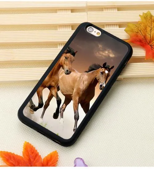 Horse Running Printed iPhone Case