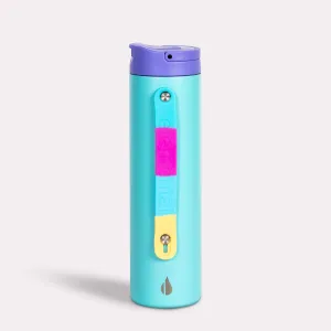 Iconic 20oz Sport Water Bottle - Poppin Blue Tie Dye