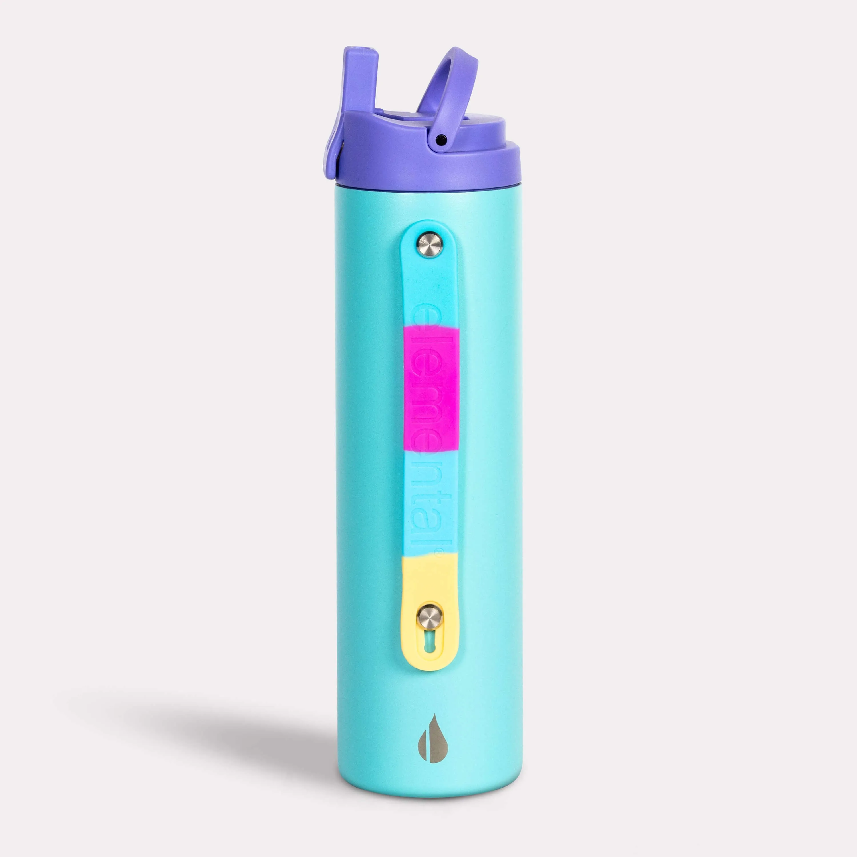 Iconic 20oz Sport Water Bottle - Poppin Blue Tie Dye