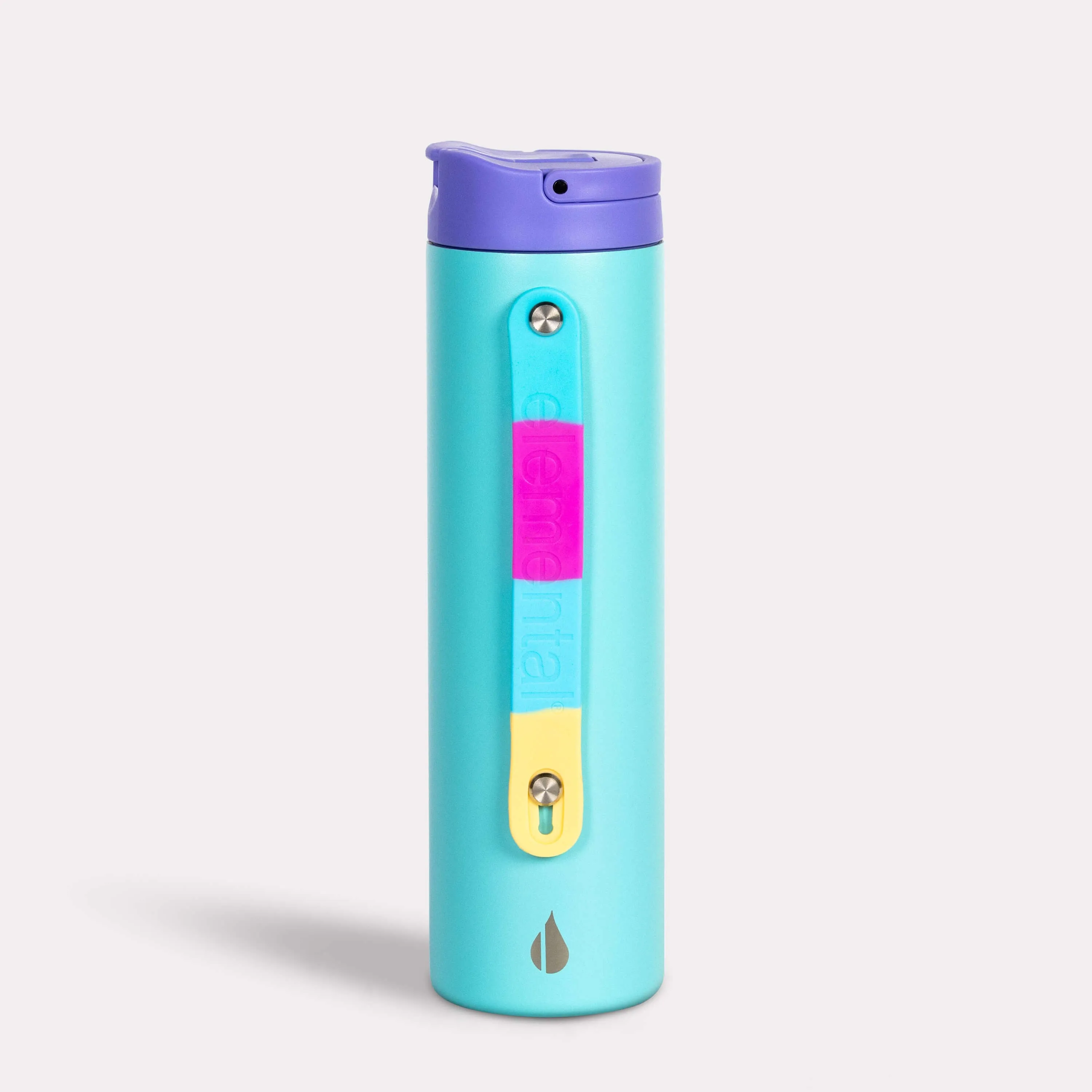 Iconic 20oz Sport Water Bottle - Poppin Blue Tie Dye