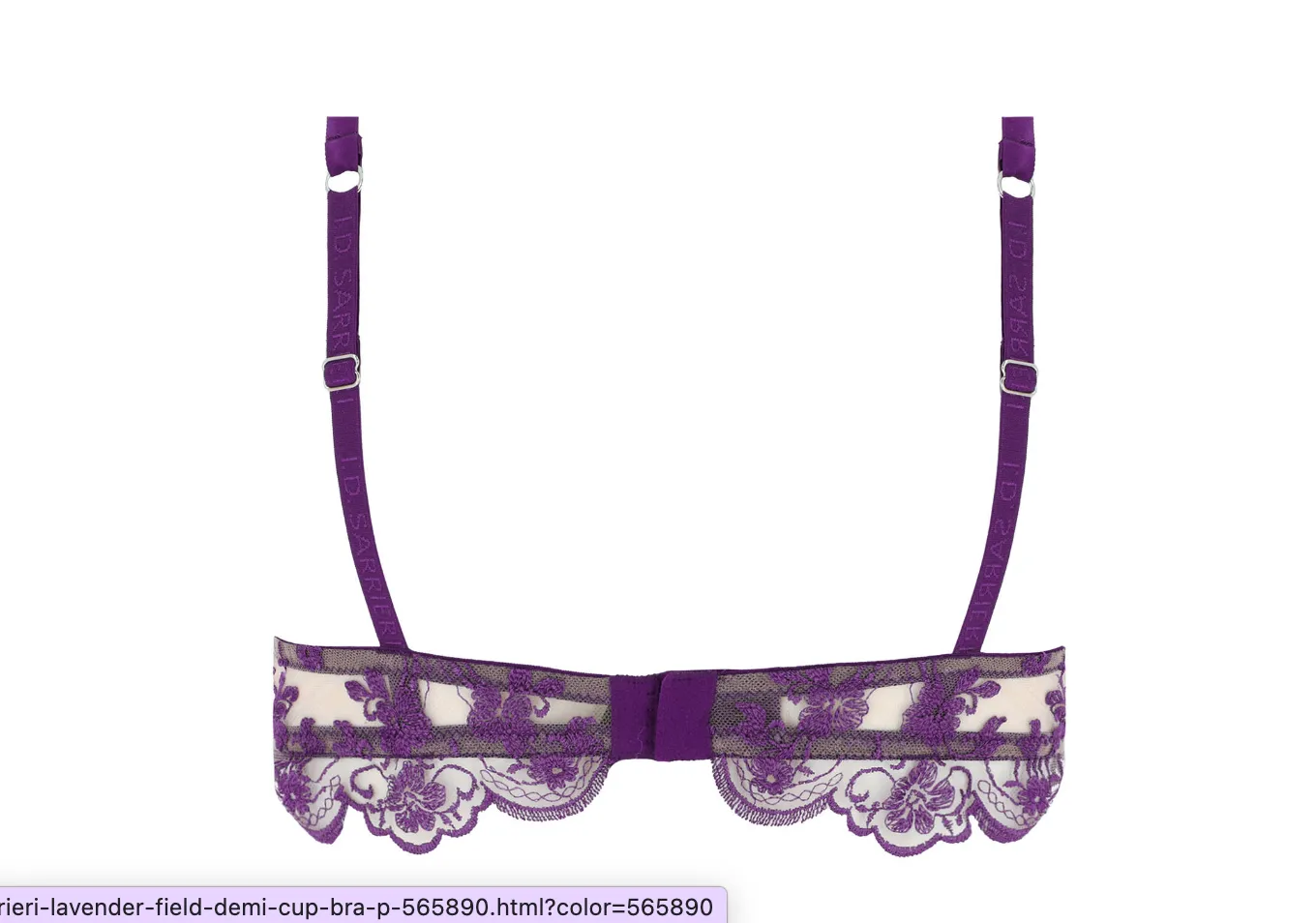 I.D. Sarrieri Lavender Field Longline Balconette