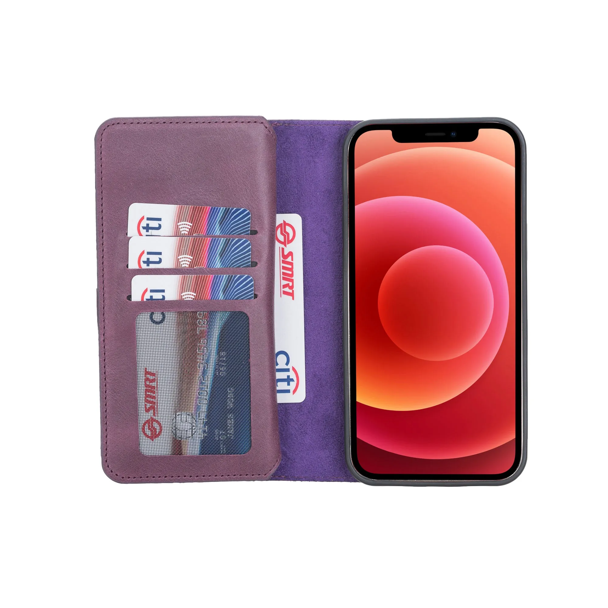 iPhone 12 Pro Max Leather Dual Wallet Case