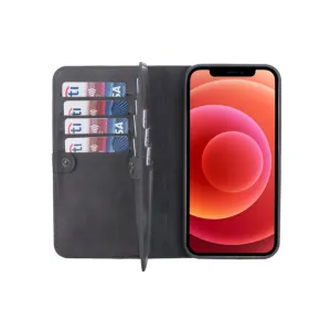 iPhone 12 Pro Max Leather Dual Wallet Case