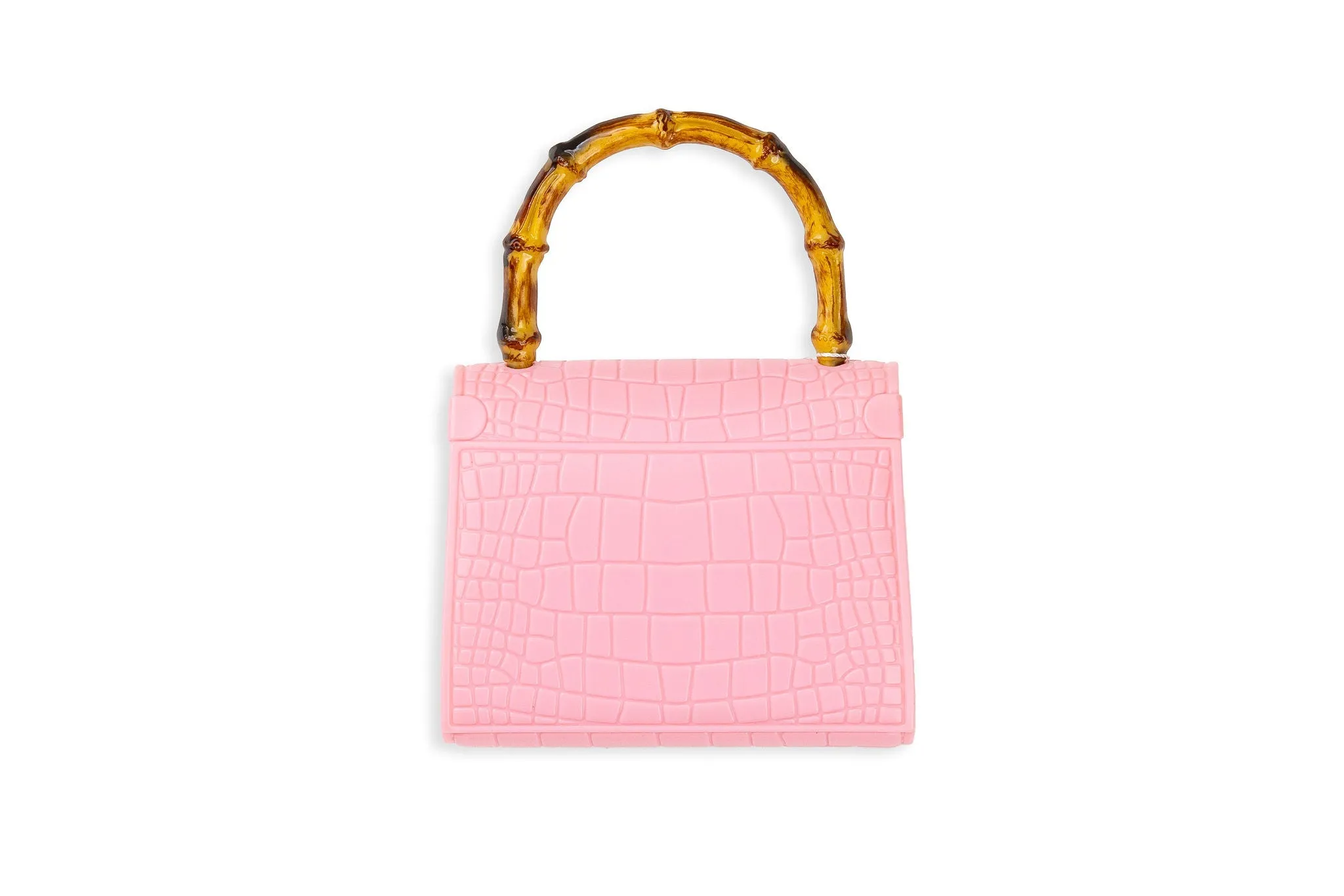 Jelly Bag Bamboo Handle in Pink